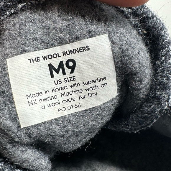 Allbirds Wool Runners Sneakers Gray Men’s Size 9 - Picture 9 of 10